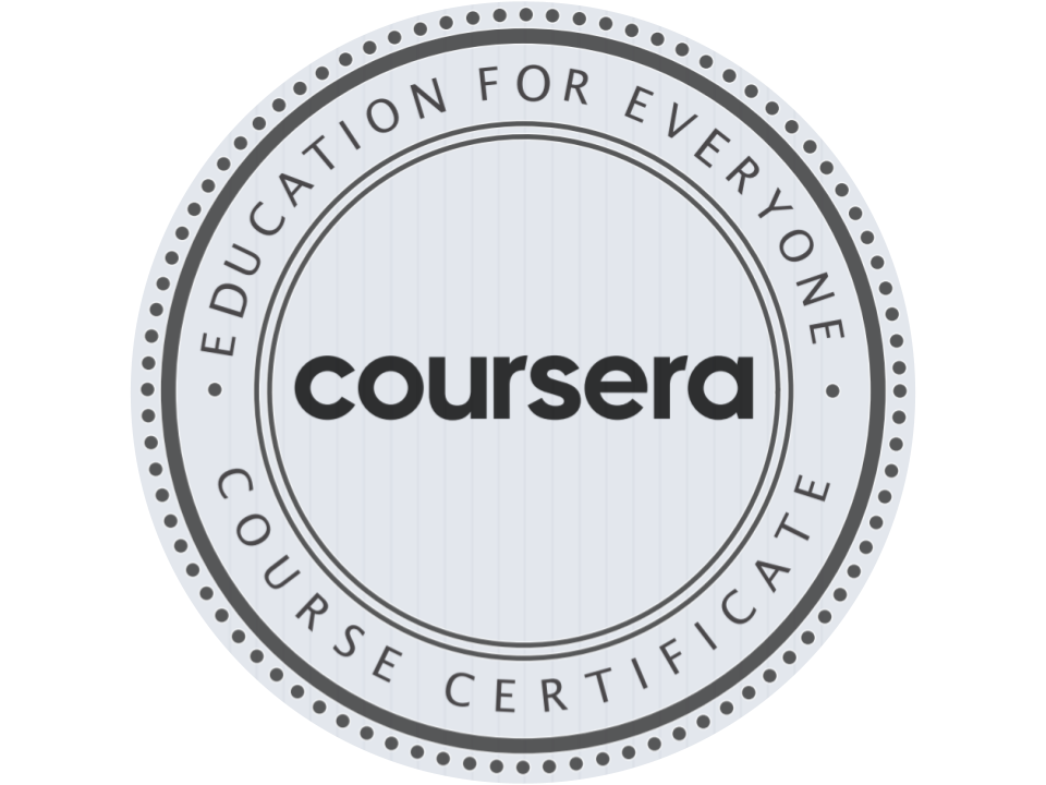 Coursera Neural Networks and Deep Learning badge
