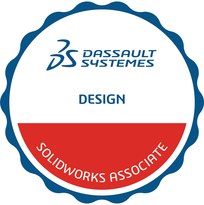 Certified SOLIDWORKS Associate badge